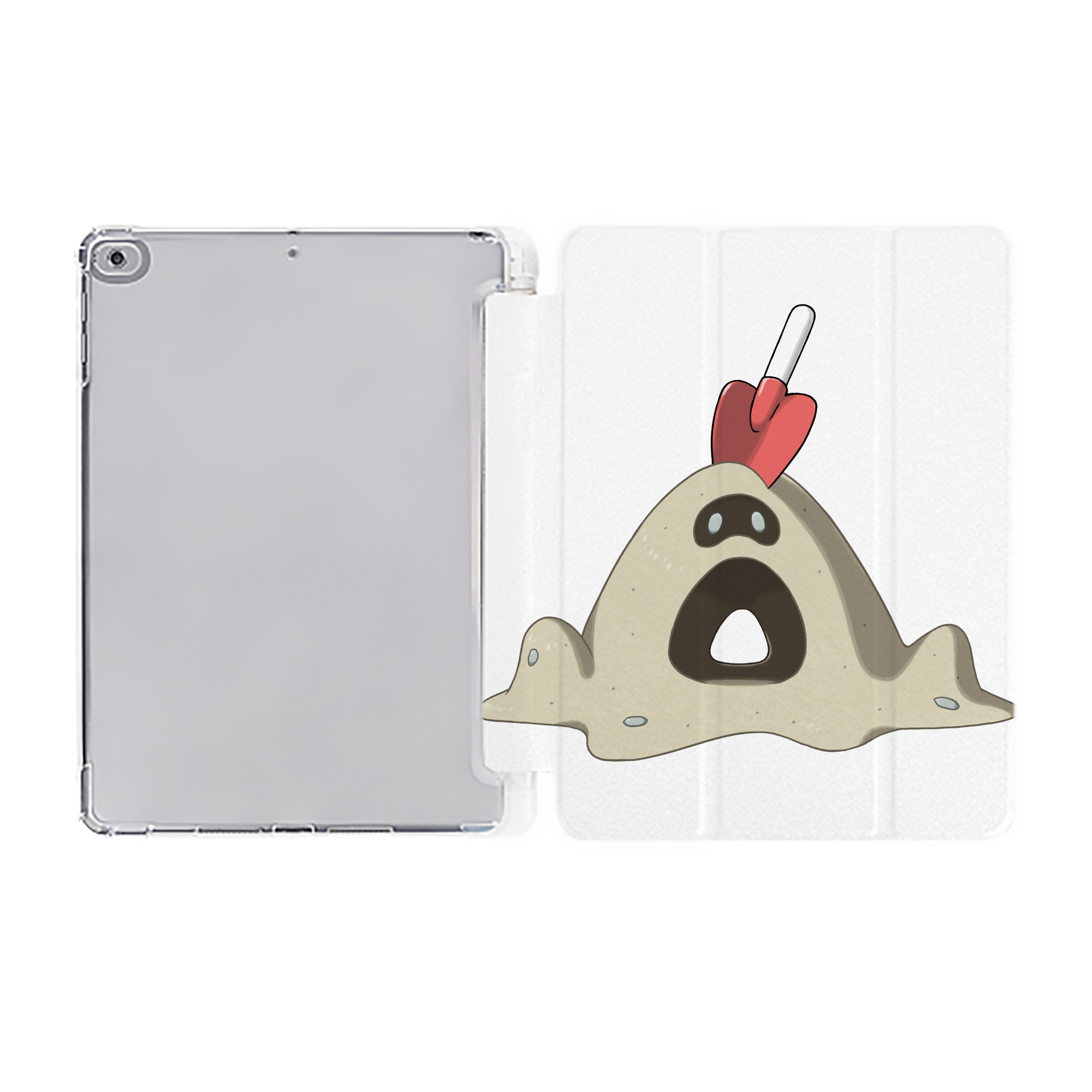 （画像用） ポケットモンスター Pokémon IPad ケース ペン収納付き 三つ折りスタンド PUレザー×シリコン 対応機種9.5/10.5/10.9インチ